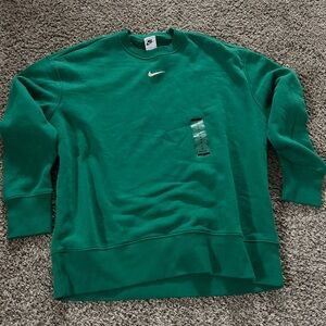 Green Nike crewneck